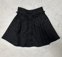 アンクルージュ スカート ジャガード ブラックのサムネイル