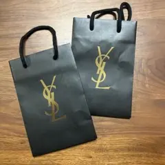 YSL 黒い紙袋 2枚セット