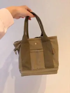 オリーブグリーン キャンバストートバッグ