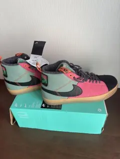 Nike SB ハイカットスニーカー ピンク/グレー/ブラック26.5