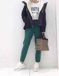 完売品　マウンテンパーカー ネイビー フード付き　GU