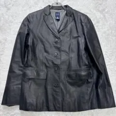【入手困難】OLD GAP Y2k ヴィンテージ レザージャケット カウレザー