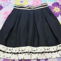 ★今月削除✨美品✨【PRIMEPATTERN】プライムパターンM 紺地にリボン♪のサムネイル