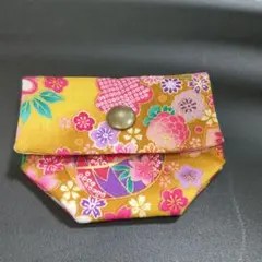 和柄コインケース 小銭入れ ハンドメイド