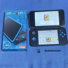 NEW ニンテンドー2DSLL ターコイズ&ブラック 箱付き