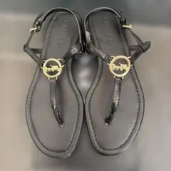 COACH トングサンダル ゴールド金具　25センチのサムネイル