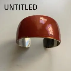 【UNTITLED】オレンジ エナメル オープンバングルのサムネイル