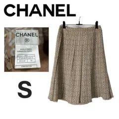 【美品・現行】CHANEL フレアスカート ココボタン　36 美品・現行】CHANEL フレアスカート ココボタン 36 - メルカリ