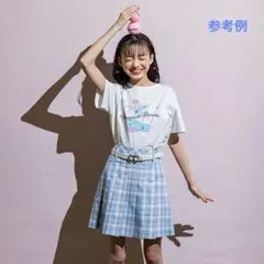 新品タグ付メゾピアノジュニア ベルトつきプリーツスカパン 140㎝のサムネイル