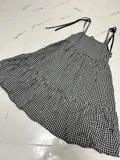 146.ケイトスペード チェックワンピース 140