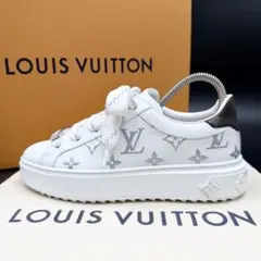 美品✨️ ヴィトン タイムアウト モノグラム エンボス レディース スニーカーのサムネイル