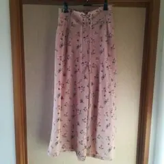 花柄ワイドパンツ