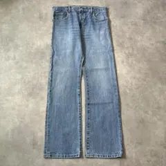 リーバイス517 Levis W32 フレアデニム 青 ボトム 古着 17020