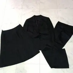 THE SUIT COMPANY 3P セットアップ スーツ 36 ストライプ