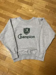 【champion】日本製　古着　スウェット　グレー　Lサイズ