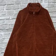 ユニクロ フリースジャケット ブラウン XL 1026