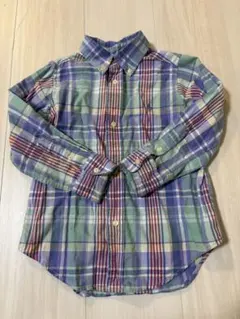 ラルフローレン　チェックシャツ　100