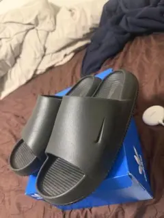 美品Nike ブラック　カーム スライドサンダル　28cm