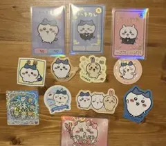 ちいかわ（ハチワレ多め）シール・カードセット（匿名配送）