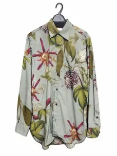 DRIES VAN NOTEN シルク100% 花柄シャツ 25ss 墨流し - メルカリ