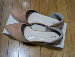 ORiental Traffic セパレートフラットパンプス ベージュ 37