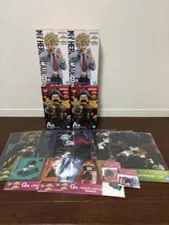 ヒロアカ 一番くじ 僕のヒーローアカデミア　A賞 緑谷出久　B賞 爆豪勝己