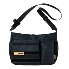 GRIP SWANY [グリップスワニー] ワッペン付きショルダーバッグ