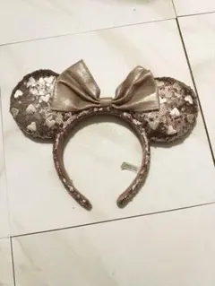 ディズニーカチューシャ　ミニーカチューシャ ハートスパンコール