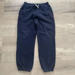 POLO　RalphLauren　ワイドスウェットパンツ　ネイビー　ジョガーL