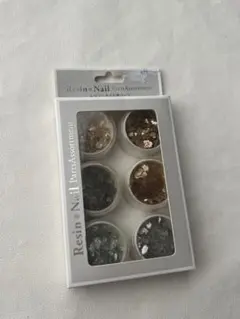 新品未使用！Resin Nail Parts Assortment 6個セットのサムネイル