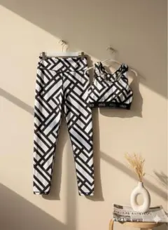 eka ヨガウェア M/L 上下セット ブラ スパッツ ピラティス トレーニング