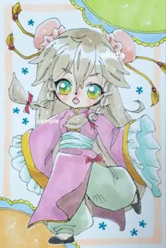 手描きイラスト　オリジナル　原画