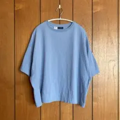 SHIPS 〈UVカット〉USAコットンサイズチョイススリット TEE