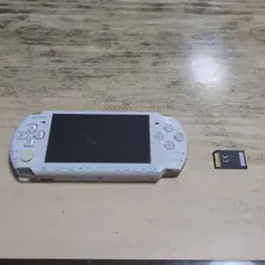 【ジャンク品】psp 3000 ホワイト バッテリーなし　メモリースティック