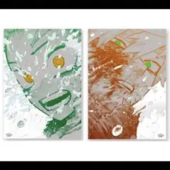 ヒロアカ　原画展 A2ポスター　緑谷 爆豪