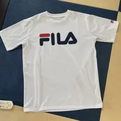 FILA 半袖Tシャツ ホワイト ロゴ入り