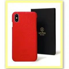 unifiss iPhone Xs/X ケース iPhoneケース レッド 赤