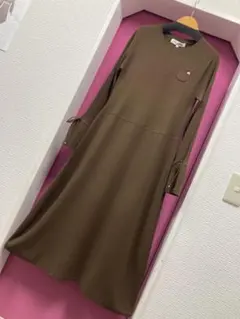 ロングニットワンピース