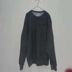 Champion グレー スウェットシャツ L ロゴ　チャンピオン　古着