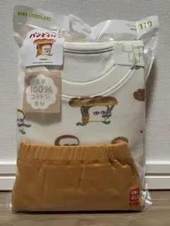 【未開封で発送】110サイズ ユニクロ 長袖 パジャマ パンどろぼう