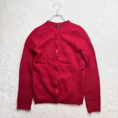 ☆イネド/2/赤/ニットアンサンブル/アンゴラ混/セットアップ/冬/カジュアル