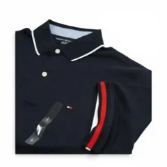 TOMMY HILFIGER ポロシャツ ネイビー L ゴルフ　未使用品のサムネイル