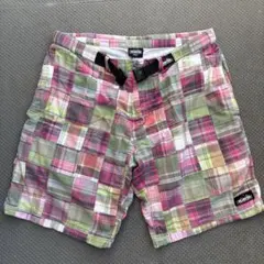 kavu check half pants カブー　パッチワーク　ショーツのサムネイル