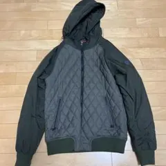 SCOTCH＆SODA オリーブグリーン キルティングジャケットフード付き
