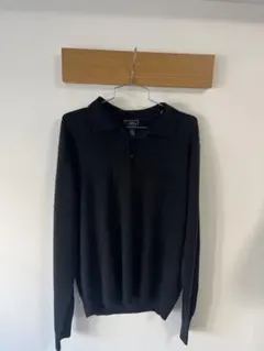 DOCKERS XL 黒 ポロシャツスタイル ニット