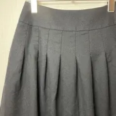 INDIVI インディヴィ 黒フレアスカート 38 M 美品