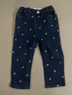 Disney 刺繍デニムパンツ 90cm ミッキーマウス　ミッキーズボン