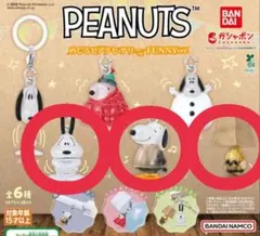 ガチャガチャ　スヌーピーめじるしアクセサリー FUNNY ver 3種