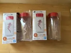 エヴァンゲリオン 1番くじ クリアボトル 2点セット