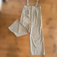 UNITED ARROWS ベージュオーバーオール